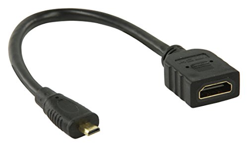 Valueline VGVP34790B02 High Speed HDMI Kabel mit Ethernet (Mikrostecker auf Eingang, 0,2m) schwarz - 2