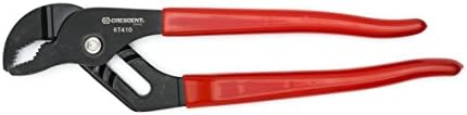 CrescentRT410CVN 10-Inch Tongue and Groove Pliers wit V-Jaw, Black Oxide