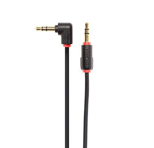 TechlinkWires NX2 Right Angled 3.5 mm Stereo Plug to 3.5 mm Stereo Plug Cable
