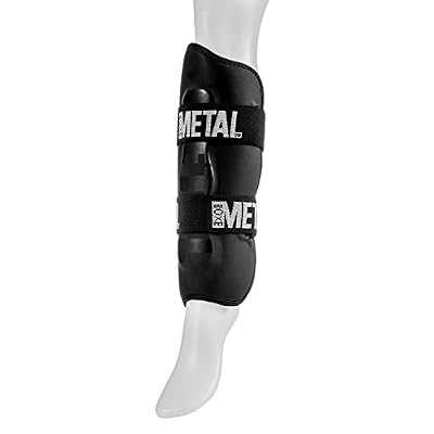 METAL BOXE Protège-tibias Noir Taille S