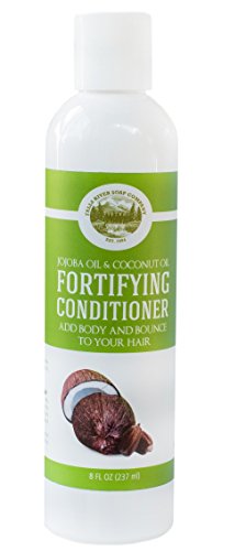 Fortifying Conditioner - Jojoba Oil and Coconut Oil - 8 Oz - Sulfate Free - Best Treatment for Damaged & Dry Hair - Made with All Natural Organic Ingredients - For All Hair Types