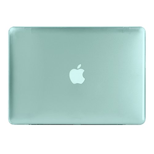kwmobile Crystal Hülle für Apple MacBook Air 13″ (ab Mitte 2011) Hard Case – dünne durchsichtige transparente Schutzhülle Cover Tasche Mintgrün Transparent - 2