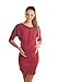 New Maternity Batwing Dress Tunic Pregnancy Clothing Size 8 10 12 14 16 18 6407 Variety of Colours (16/18, Burgundy)