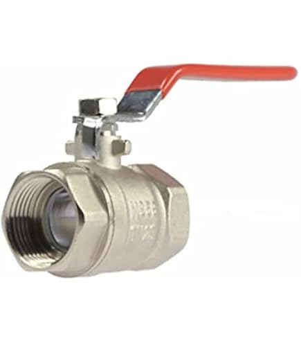 ISO Kugelhahn 1 1/4" DN32 PN25 | Mit T-Griff & Langem Schaft | Für Isolierte Heizungsleitungen | Messing Vernickelt