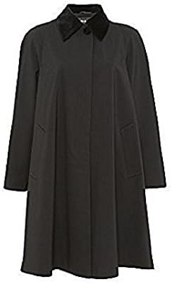 De La Crème - Women's Plus Size Lightweight Overcoat Ladies Jacket Oversized Big Size Swing Coat (UK 20 (54"), Black)