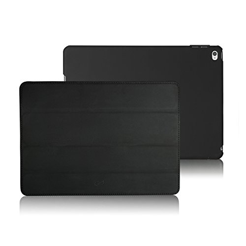 STINNS Ledertasche für das Apple iPad Air 2 – Tasche, Hülle aus echtem Leder als Smart Case Cover Etui mit Standfunktion in anthrazit - 6