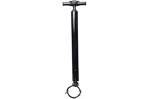 GCROET Barre de poignée de Scooter d'alliage d'aluminium Extensible, Balade du Guidon de Scooter de Scooter de Guidon en Aluminium de Guidon, Porte-Hoverboard électrique débutants Noir (Pas de
