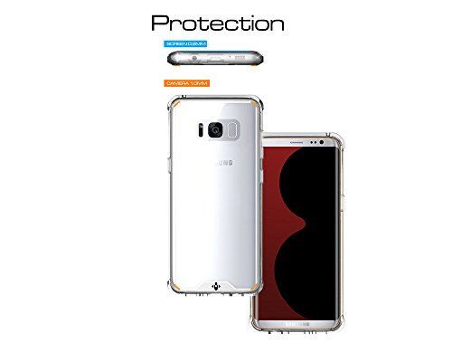 Samsung Galaxy S8 HÃ¼lle von Mowdee Transparent | HandyhÃ¼lle Bumper Case Cover Smartphone SchutzhÃ¼lle Sleeve Handyschale Protective Case Schutzschale Hardcase Schale | Samsung ZubehÃ¶r
