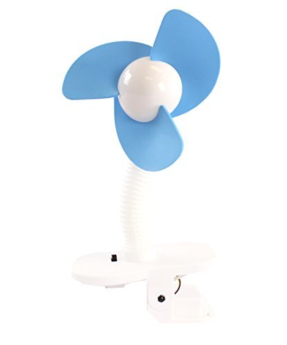 Dreambaby Stroller Fan White With Blue Foam