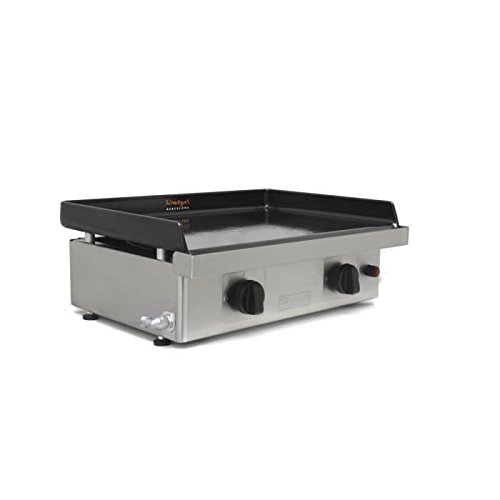 Simogas Autentica EPM-60.11 Plancha à Gaz Fonte Emailée Fer Inox 64,5 x 44,0 x 25,0 cm