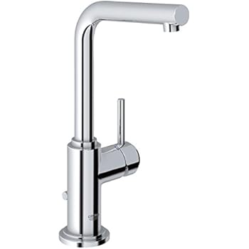 GROHE Essence Badarmatur, Zugstange, hoher Auslauf, Schwenkbereich 92