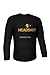 Produktbild Longsleeve HEADSHOT black Gr.XXL