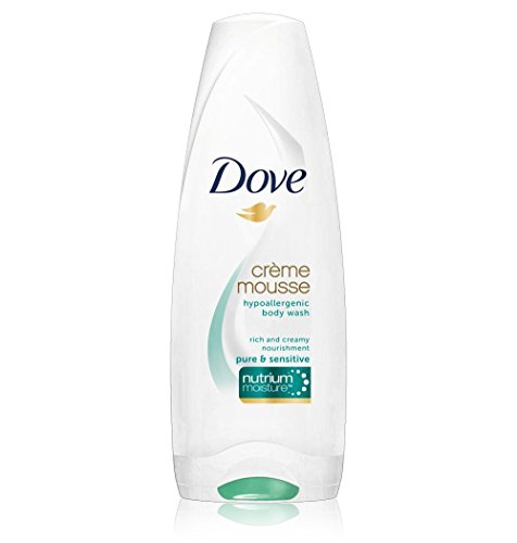 Dove Creme Mousse HYPOALLERGENIC Body Wash Shower Gel 400ml PURE & SENSITIVE