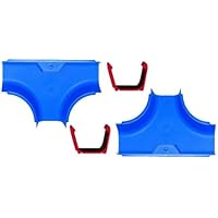 AquaPlay - T-Stück 2x - Erweiterungsset für AquaPlay Wasserbahnen, 2 x T-Stück Elemente, 3 x Verbindungsklammern, 6 x…