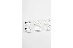 SWEPER zlj6688 Original Quality Range Sport Grill Logo Letters Rover Boot Badge Emblem Decor (Color : Chrome)