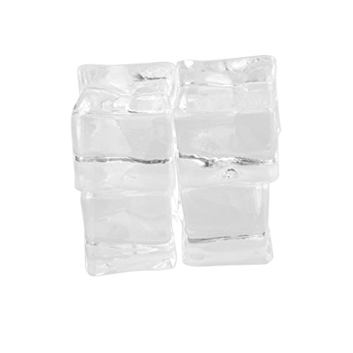 20pcs Künstliche Acryl Eiswürfeln Kristall Barwar Hochzeitsdeko – 3cm - 3