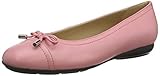 Griffige Laufsohle Geox Damen D ANNYTAH D Geschlossene Ballerinas, Pink (Coral C7008), 40 EU