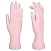 Elite99 Duable Trainer Training Movable False Model Hand Plastic Flectional Nail Art Acrylic Tip DIY Manicure Tool Oyster White