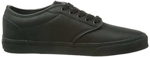 Vans ATWOOD Herren Sneakers Schwarz ((Leather)Blk/Bl L3B)