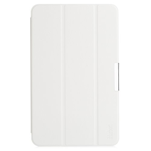 iHarbort® Premium Hülle für Samsung Galaxy Tab A 10.1 (SM-T580/T585) – Samsung Galaxy Tab A 10.1 hülle Etui Schutzhülle Case Cover Holder Stand mit Smart Auto Wake / Sleep-Funktion (Weiß) - 6
