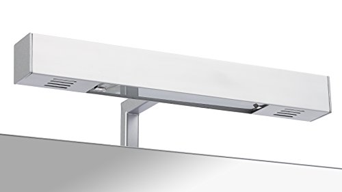 Eurosan 3-türiger Spiegelschrank, Superflach, Halogenaufsatzleuchte, Breite 80 cm, Weiß, Berlin, B80 - 4