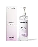 Aloe Vera Gel 473ml Pump Bottle - After Sun Care for Hair and Body After Shave Moisturiser Conditioner | 100% Vegan Paraben free