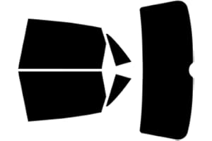 TINTCOM Film Solaire Prédécoupé Teinté pour Polo 5-Portes 2017-... Vitres Arrière & Lunette (05% Noir Fumé Super)