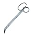 Toenail Scissors - Extra Long Toenail Scissors Clippers Chiropody Podiatry, 7.85'' with one micro serrated blade for super tough nail cutting , Used by both right and left handed people.