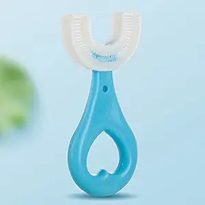 AASTIK U- Shape Toothbrush Children Soft Silicone 360? Oral Teeth Cleaning Tools Tooth Brushes Handheld Tooth Cleaning Brushes For 2-6 Year Children