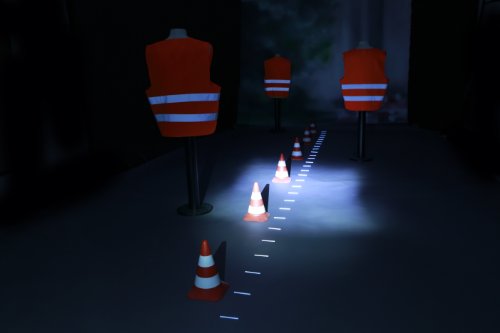 Profex Frontscheinwerfer Sport LED 25Lux Dynamo,Standlicht und Schalter, schwarz, 65018 - 4