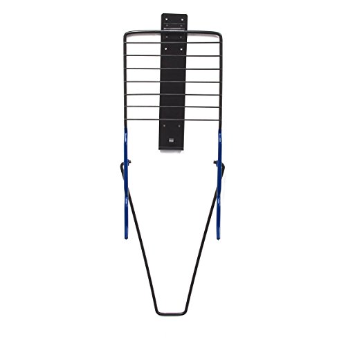 Relaxdays Fahrradhalterung, Für 2 Fahrräder, Fahrradhalter zur Wandmontage, Max. 50 kg, HBT 43,5 x 34 x 67 cm, schwarz / blau - 4