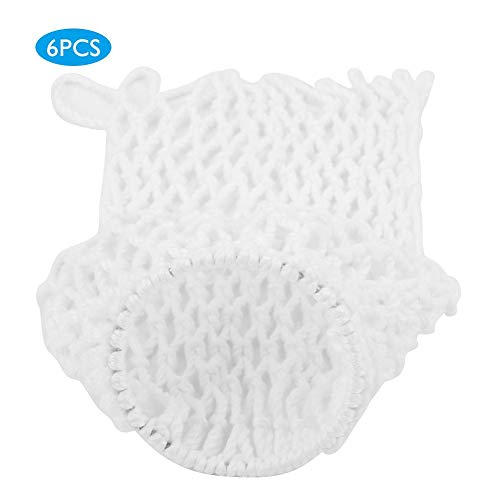 Tbest Filet de Table de Billard, 6 PCs réseau Billard Pool Tables Snooker Billard Mailles Coton Fil Sacs Dirt-Proof Professionnel Billard Accessoires