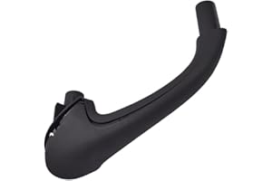 Hacreyatu Tirador de la puerta interior del conductor/pasajero delantero para B-enz W203 Clase C 2038101551 (Izquierda, Negro)