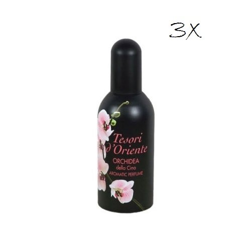 3x tesori d Oriente Orchidea Cina Edt Eau de Toilette Aromatic Parfum 100 ml