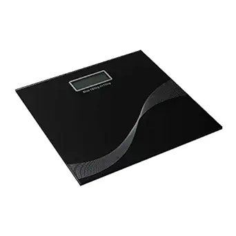 LATKALO Digital Body Weight Scales || Electronic Thick Tempered Glass & Easy Read Backlit LCD Display Digital Personal Bathroom Scale || Body Weight Weighing Scales For Home Office Hospital
