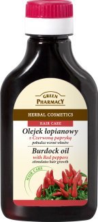 The Green Pharmacy Burdock Oil with Red Peppers 100 ml