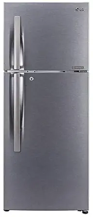 LG 260 L 2 Star Smart Inverter Frost-Free Double Door Refrigerator (GL-S292RDSY, Dazzle Steel, Convertible)
