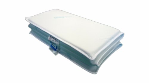 Babyway 120 x 60 cm Quadfold Travel Mattress (White)