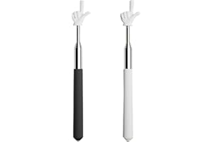 UCLEVER 2 Piezas Telescópica Profesores Puntero Extensible de Mano Dedo Palo Extensible de Mano para Profesores de Escuela Primaria y Jardín de Infancia