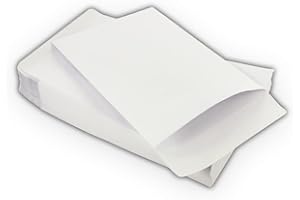 25 EcoSwift 6" x 9", Self-Seal White Paper Envelopes for Mailing Shipping Invitations Catalogs Documents Letters 6x9