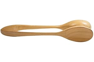 TERRÉ Klapper aus Hartholz 24cm Klanglöffel Musiklöffel Löffelschlag Klang Handarbeit Hand Percussion Weltmusik Tradition