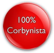 100% Corbynista - Jeremy Corbyn Inspired Design - 25mm Political/MP/Member of Parliment - Pin Badge