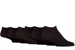 SOCK SHOP GENTLE GRIP 6 Pairs IOMI Diabetic Gentle Grip Trainer Socks UK 6-11