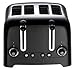 Price comparison product image Dualit 4 Slot High Gloss Lite Toaster Black