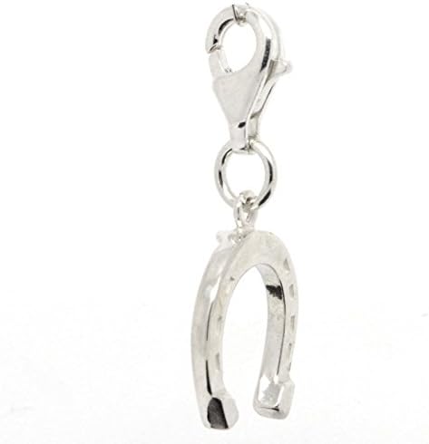 Perfectcharm Lucky Horseshoe Charm - Sterling Silver With Lobster Clasp