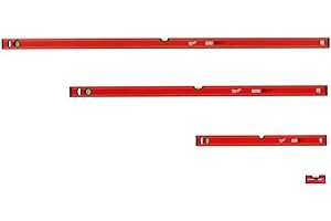 Milwaukee Wasserwaagen Promo-Set Slim 4-Teilig (180 cm/120 cm/60 cm/10 cm)