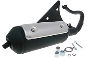 SILEX Exhaust Replacement Exhaust For Kymco Agilty, Grand Dink, People Like, Super 9, Top Boy, Vitality, Yager Yup Sym Jet, Mask, RS 8 Shark Red Devil 50
