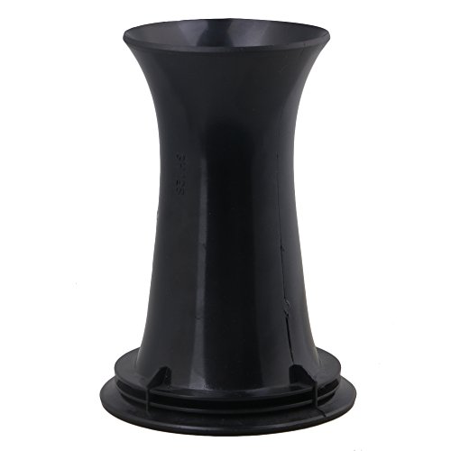 BQLZR 110x160mm Black Plastic Speaker Port Subwoofer Bass Reflex Inverted Tube for 6.5 Inch 8 Inch Speaker