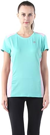 Garvirp Lightweight Crew Neck Running T-Shirt Yoga Fitness Tee For Women M Green