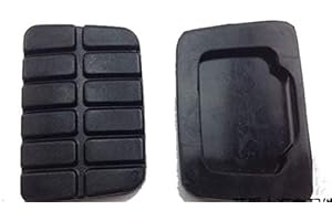 FEILIDAPARTS 2 almohadillas de freno para pedal de embrague compatibles con Nissan Navara 1986-2006 D21 D22 Pickup